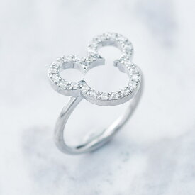 【Crescent Luna(クレセントルナ)】TM RING(リング 指輪 Silver925 キュービックジルコニア ディズニー ミッキーマウス アクセサリー ギフト プレゼント)
