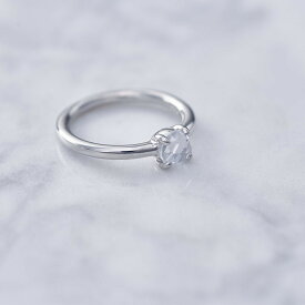 【Crescent Luna(クレセントルナ)】COMPROMISO RING(リング 指輪 Silver925 キュービックジルコニア シンプル アクセサリー ギフト プレゼント)
