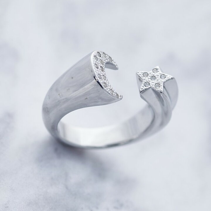 楽天市場】【Crescent Luna(クレセントルナ)】LUNA ESTRELLA RING TYPE 
