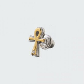 【mouchu(マウチュ)】Ankh Pierce(片耳用/1個 ピアス Silver925 キュービックジルコニア アンククロス アクセサリー ギフト プレゼント)