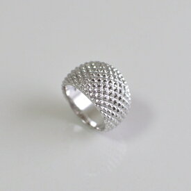 【mouchu(マウチュ)】Hedgehog Ring(リング 指輪 Silver925 幅太め アクセサリー ギフト プレゼント)