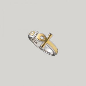 ymouchu(}E`)zAnkh Ring(O w Silver925 L[rbNWRjA ANZT[ Mtg v[g)