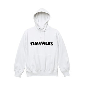 【Timvales(ティンバレス)】TVP101【WHITE×BLACK】(パーカー アパレル 長袖 裏起毛 ギフト プレゼント)