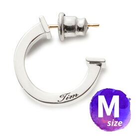 【Timvales(ティンバレス)】TVE007-M(片耳用/1個 フープピアス Silver925 K10 アレルギー軽減 アクセサリー ギフト プレゼント)