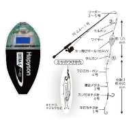 【HAPYSON/ハピソン】 YF-403-BS かっ飛びHeavy タチウオ仕掛セット XS ブルー (193079) 電気ウキ 仕掛 …
