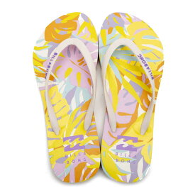 【BILLABONG/ビラボン】BD013926 FLIP FLOPS PRINT レディース サンダル BD013-926 女性 ビーチサンダル ボタニカル柄 花柄