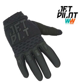 【JETPILOT/ジェットパイロット】 JA19304 RX HEAT SEEKER GLOVE Black レースグローブ マリングローブ メンズ
