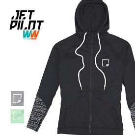 【JETPILOT/ジェットパイロット】S21513 PACER LS HOODED RASHIE ラッシュフーディー レディース ラッシュガード フードタイプ