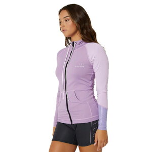 yJETPILOT/WFbgpCbgzS22513-PUR CAUSE LS HOODED RASHIE Purple fB[X bVK[h bVp[J[