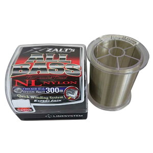 【LINE SYSTEM/ラインシステム】L3008F ALL BASS ナイロン 8LB (019115) 完全平行巻 ブラックバス ライン 高品質