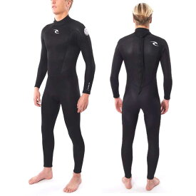 【RIPCURL/リップカール】119MFS FREELITE BZ STM 3/2mm GB フルスーツ BLACK メンズ バックジップ ウエットスーツ