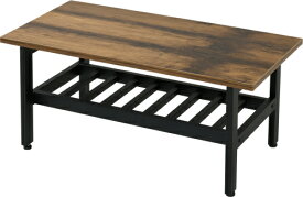 センターテーブル ローテーブル おしゃれ 西海岸 ヴィンテージ ビンテージ ブルックリン 木製 リビングテーブル コーヒーテーブル 応接テーブル 80×40