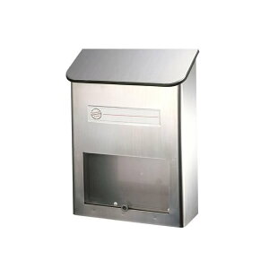 郵便ポスト 新聞受け メールボックス 玄関 設置 屋外用 壁掛け 壁面取付 おしゃれ 縦型 ステンレス 錆びない 防錆 防水 シルバー 完成品 日本製 シンプル 中身が見える 業務用 事務所 店舗用