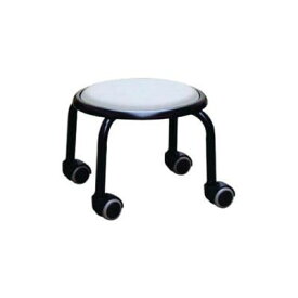 低い 椅子 ローチェア 作業椅子 キャスター付き ガーデニング オフィスチェア キッチン ローキャスター ホワイト/ブラック