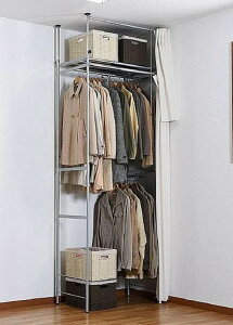 ハンガーラック おしゃれ 頑丈 丈夫 洋服掛け パイプハンガー ポールハンガー コートハンガー クローゼット 洗濯 物干し 室内干し 部屋干し 省スペース スリム 玄関 アパレル 業務用 什器 安