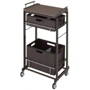 キッチンワゴン ファイルワゴン ツールカート サロン ランドリー 洗面所 収納 タオル 洗剤 キャスター スリム 薄型 サニタリー ボックス 棚 大容量 脱衣所