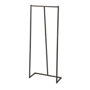 ハンガーラック おしゃれ 頑丈 丈夫 洋服掛け パイプハンガー コートハンガー スリム 安い 一人暮らし アパレル 業務用 什器 ブラック 黒 約 幅60 奥行30 高さ150