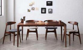 ダイニングテーブルセット 4人用 椅子 おしゃれ 安い 北欧 食卓 5点 ( 机+チェア4脚 ) 幅150 デザイナーズ クール スタイリッシュ ミッドセンチュリー ウォールナット 無垢