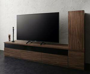 テレビ台 ローボード テレビボード + 本棚 マガジンラック 一人暮らし 家具 セット 新生活 応接間 サイドボード リビングボード キャビネット ワンルーム ( 2点(テレビ台+キャビネット)木扉