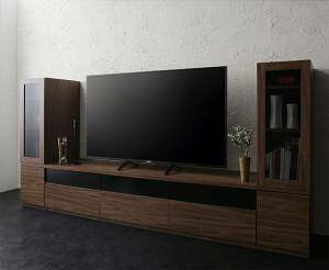 テレビ台 ローボード テレビボード + 本棚 マガジンラック×2 一人暮らし 家具 セット 新生活 応接間 サイドボード リビングボード キャビネット ワンルーム ( 3点(テレビ台+キャビネット×2)ガ