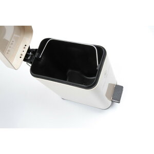 ゴミ箱 アンティーク おしゃれ 北欧 かわいい キッチン コンパクト スリム 15cm トイレ ふた付き リビング ペダル アイボリー レトロ 一人暮らし 分別 蓋つき 蓋付き 見えない 高さ30cm 車 小さ