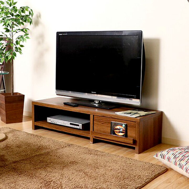 楽天市場 テレビ台 おしゃれ 安い 北欧 ローボード テレビボード 収納 1 ブラウン 茶色 薄型 扉付き 幅1 Tv台 テレビラック Tvボード Tvラック 家具 インテリア通販 アットカグ