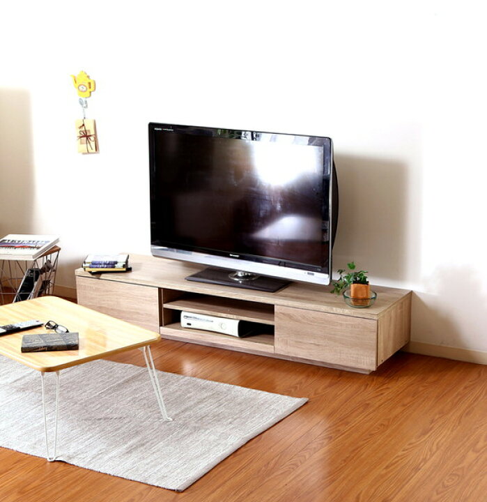楽天市場 テレビ台 おしゃれ 安い 北欧 ローボード テレビボード Tv台 テレビラック Tvボード Tvラック 収納 多い ホワイトオーク 幅150 奥行39 高さ28 家具 インテリア通販 アットカグ