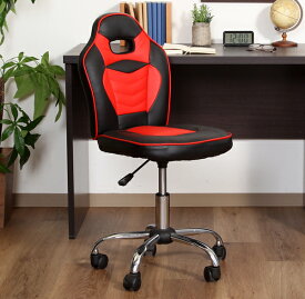 オフィスチェア 事務椅子 キャスター付き椅子 キャスター 椅子 パソコンチェア デスクチェア レッド