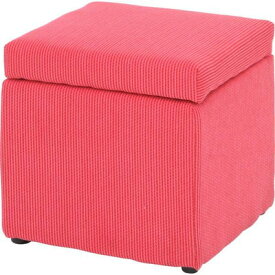ピンク 収納ボックス 衣類 収納 椅子 チェア イス オットマン スツール 玄関 腰掛け ベンチ