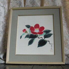 楽天市場 椿 日本画 絵画 アート 美術品 骨董品 民芸品 ホビーの通販