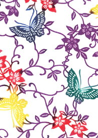 送料無料　手ぬぐい　テッセンに蝶　てぬぐい　手拭い【smtb-k】【ky】