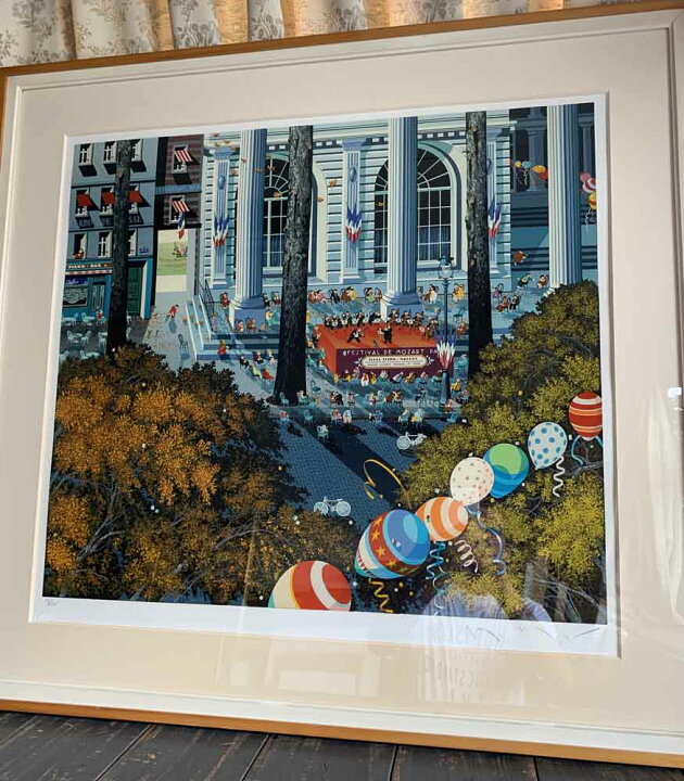 楽天市場】ヒロ、ヤマガタ／コンサートII シルクスクリーン 絵画 ED 