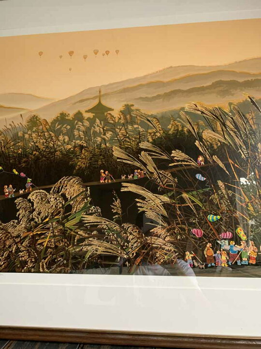 楽天市場】絵画 ヒロ、ヤマガタ 万葉路 版画／シルクスクリーン 全国 