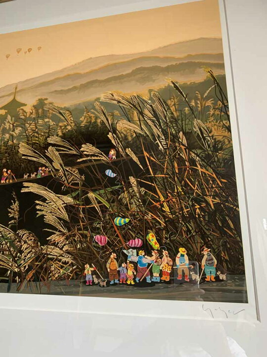 楽天市場】絵画 ヒロ、ヤマガタ 万葉路 版画／シルクスクリーン 全国 