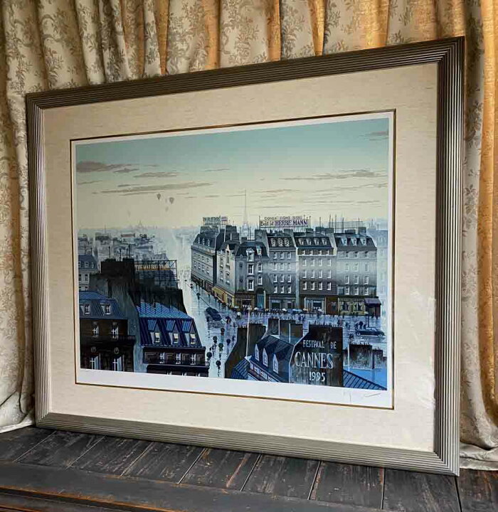 楽天市場】ヒロ、ヤマガタ レイニーデイII シルクスクリーン 版画 ED  