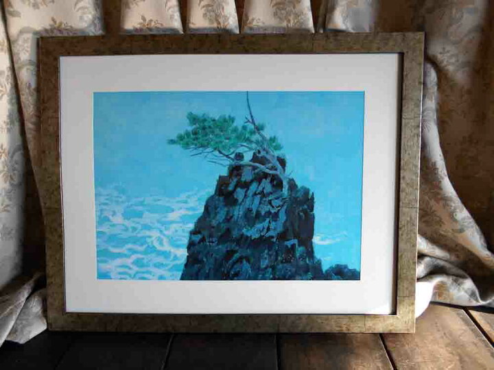 楽天市場】東山魁夷 松と岩／絵画 複製画 : 古都-京都 掛け軸専門店 文永堂