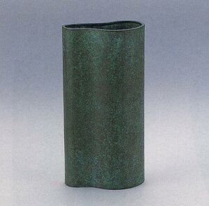 陽炎　黒川 雅之　かげろう　K-160　花瓶　花器　床の間　置物　銅製　ブロンズ　送料無料