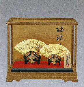 吉祥寿恵広 置物 和風 床の間 和雑貨 末広