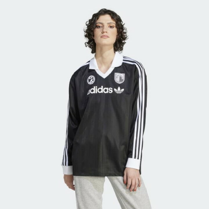 楽天市場】レディース フットボール 長袖シャツ ブラック【adidas 