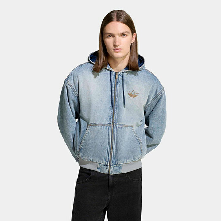 楽天市場】デニム パデッド ジャケット インディゴデニム 【adidas 