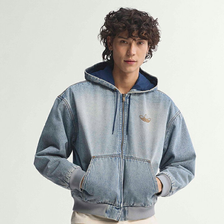楽天市場】デニム パデッド ジャケット インディゴデニム 【adidas 