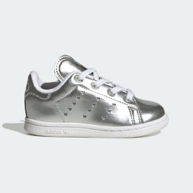 【SALE セール】ジュニア キッズ ディズニー ミッキー スタンスミス DISNEY MICKEY STAN SMITH maw00　シルバーメット×コアブラック　【adidas originals|アディダスオリジナルス】id7186