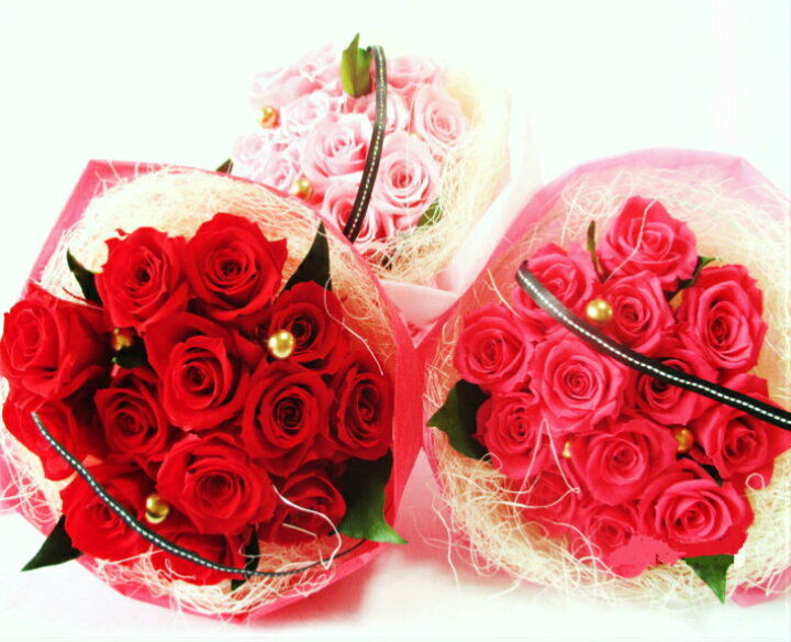 楽天市場 バラの花束 ブーケ プロポーズ バラ バレンタイン 枯れない プリザーブドフラワー 花束 ギフト プレゼント 還暦 女性 誕生日 薔薇の花束 結婚記念日 薔薇 ダーズンローズ ローズ 還暦祝い プリザーブド お花 彼女 贈り物 アレンジメント 送別 退職祝い 赤いバラ