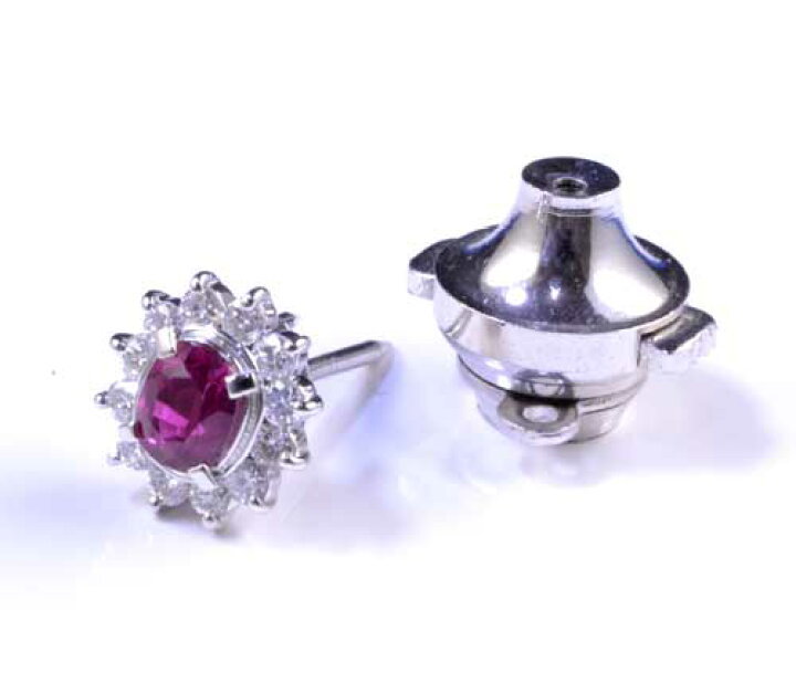 楽天市場】Pt ルビー 0.50ctダイヤモンド0.25ct プラチナ タイタック  