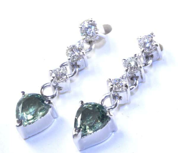 楽天市場】Pt グリーンサファイア 1.55ctダイヤモンド0.66ct  