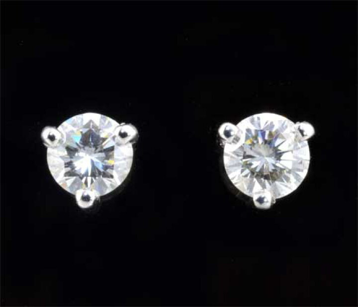 楽天市場】Pt ダイヤモンド 0.63ct プラチナ ピアス《送料無料  