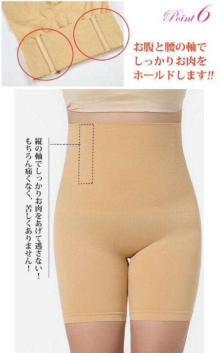 楽天市場】股ずれ防止パンツ 着痩せ 下着 インナー 体型補正ガードル 