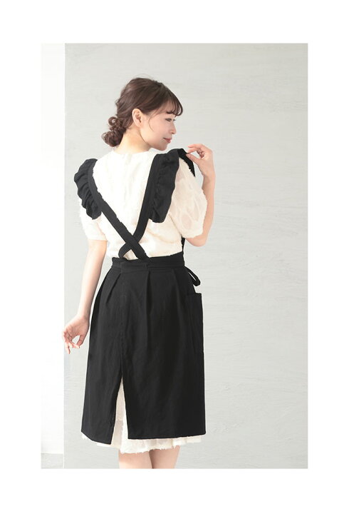 楽天市場】肩のフリルが大人可愛い日常を彩る美エプロン レディース  