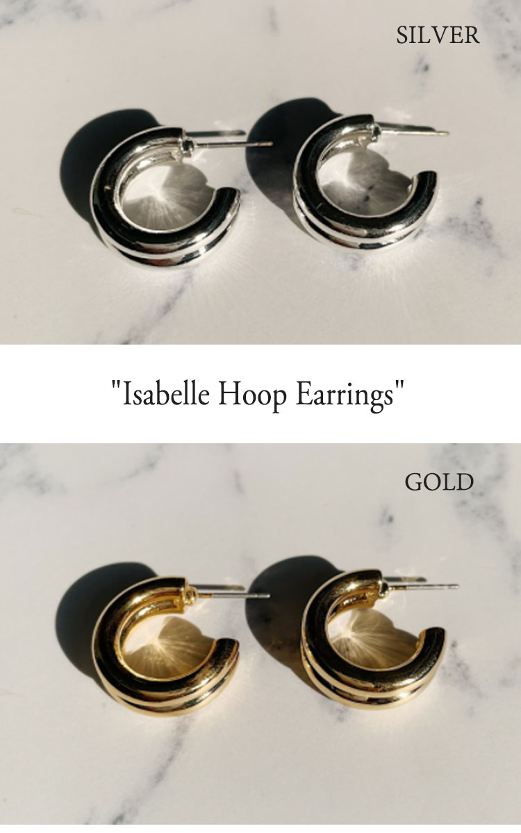 楽天市場】ジャストラバー ピアス justLoveR. レディース Isabelle Hoop Earrings イザベル フープ イヤリング  SILVER シルバー GOLD ゴールド 韓国アクセサリー 5896389191 ACC : a-Labs