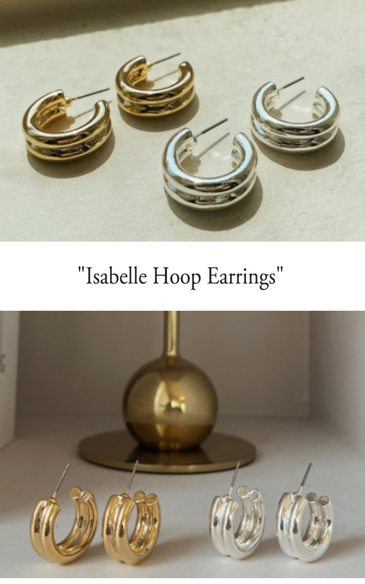 楽天市場】ジャストラバー ピアス justLoveR. レディース Isabelle Hoop Earrings イザベル フープ イヤリング  SILVER シルバー GOLD ゴールド 韓国アクセサリー 5896389191 ACC : a-Labs